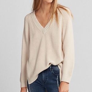 Express V Neck Sweater